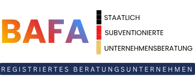 BAFA - Staatlich subventionierte Unternehmensberatung. Registriertes Beratungsunternehmen.